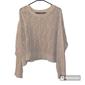 American Eagle cream sweater